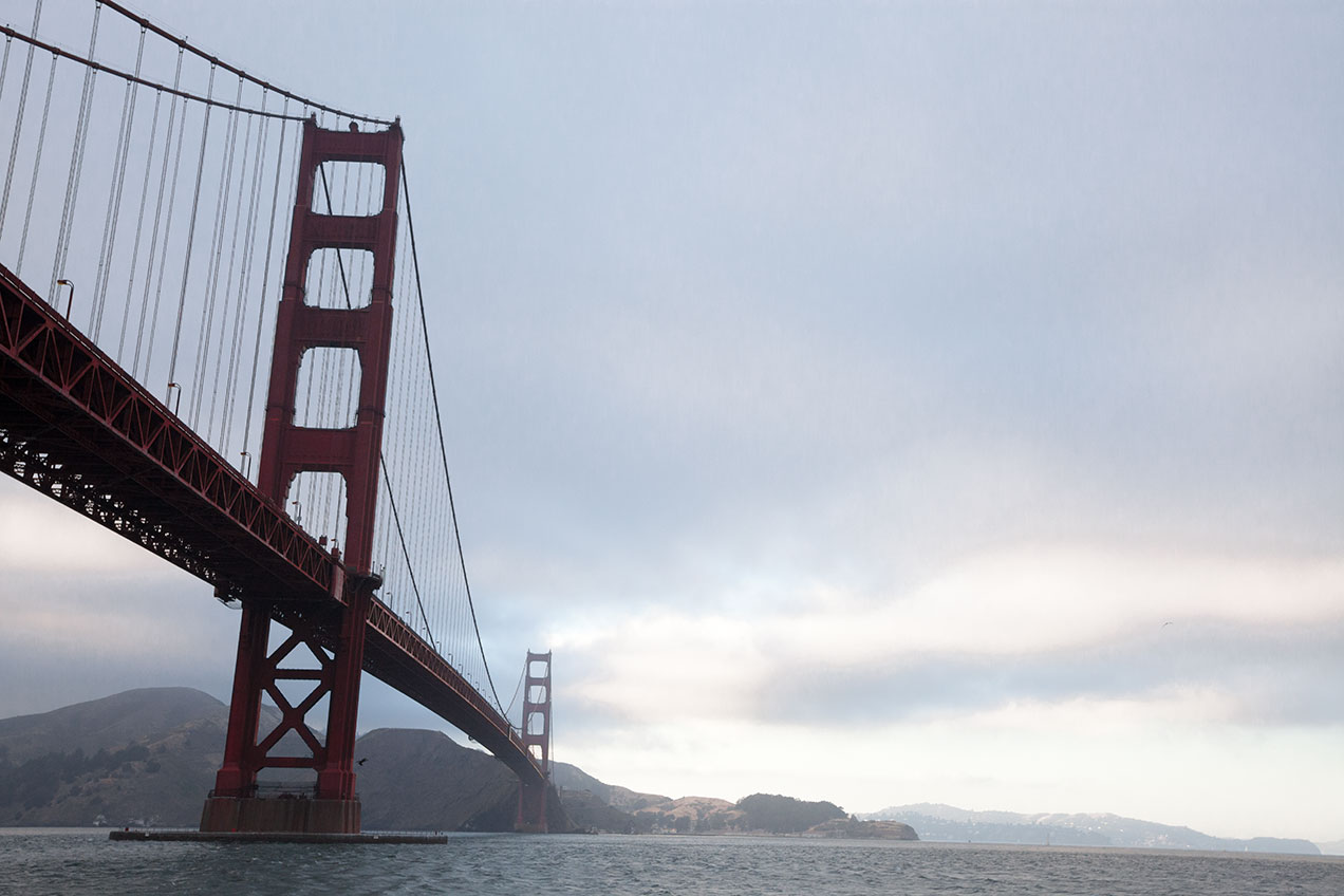 Golden gate bridge and the Bay