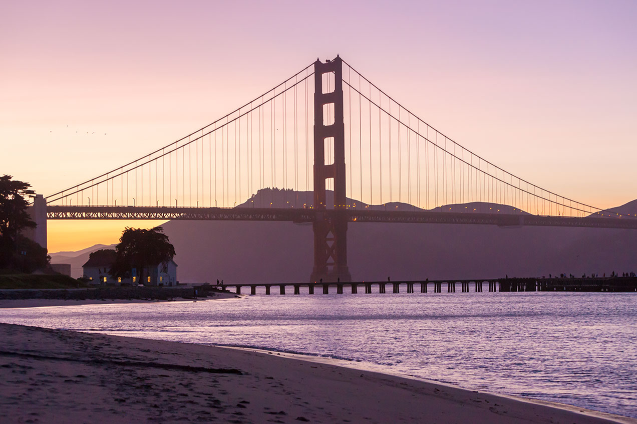 Golden Gate Bridge at Dusk