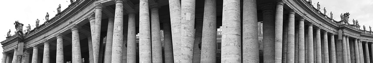 St. Peter's Square Tuscan colonnades by Bernini